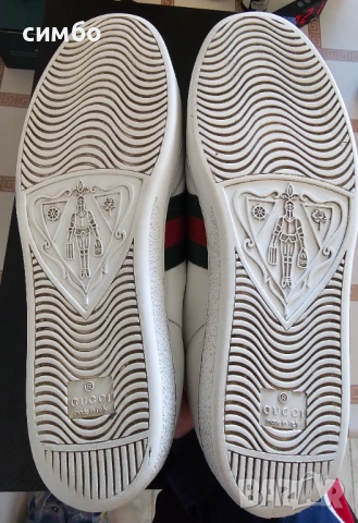 Gucci Men's Ace Sneaker , снимка 5 - Маратонки - 54240466