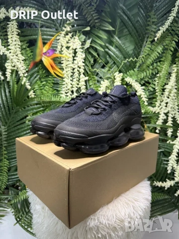 !НОВИ! Nike Air Max Scorpion | Triple Black | + КУТИЯ, снимка 3 - Маратонки - 54168033