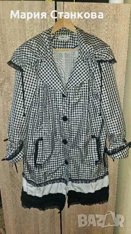 Бутиков тренч голям размер, снимка 2 - Якета - 54162909