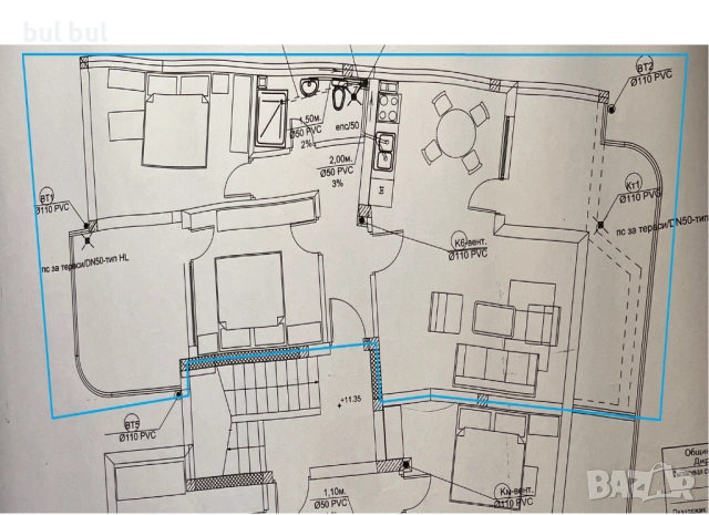 Продава 3-СТАЕН Пазарджик, Идеален център Първи собственик, снимка 2 - Апартаменти - 54108354