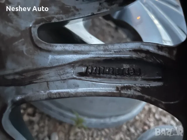 4бр. Алуминиеви джанти с датчици от Mercedes C W205 17 цола., снимка 8 - Гуми и джанти - 55579672