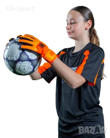 Вратарски ръкавици Bkeeper FLASH #26 Orange размер 4,5, снимка 7 - Футбол - 55306351
