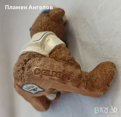 Винтидж колекционерска фигурка мече-моряк Gilde Handwerk Германия , снимка 7 - Колекции - 55548278