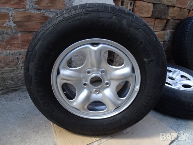 Стоманени джанти с гуми за Land Rover Freelander 1, снимка 3 - Гуми и джанти - 54367662