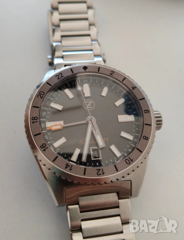 Zelos Blacktip GMT автоматичен дайвър 200м, като нов, пълен комплект, бартер