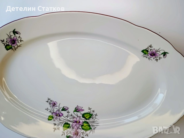 Порцеланово плато на Изида, снимка 2 - Чинии - 54426934