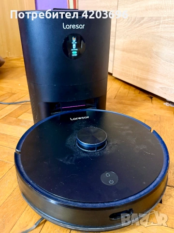 Робот прахосмукачка Laresar L6 Pro — самопочистваща, снимка 2 - Прахосмукачки - 54802733