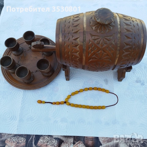 Буренце с поднос и чашки 