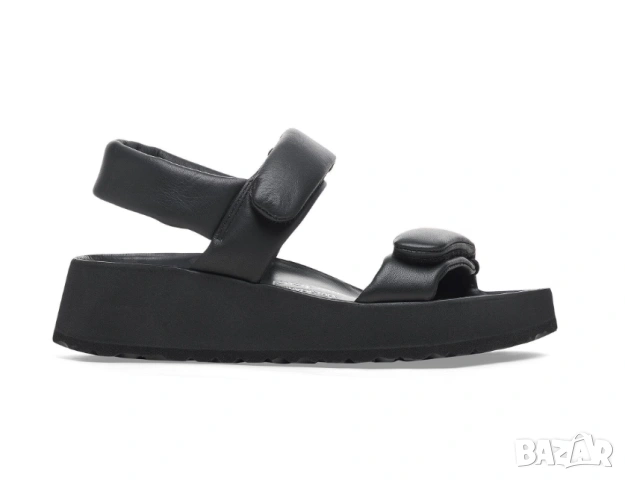 чехли /Сандалите Papillio Theda Black Natural Leather от Birkenstock номер 42, снимка 7 - Чехли - 54919988