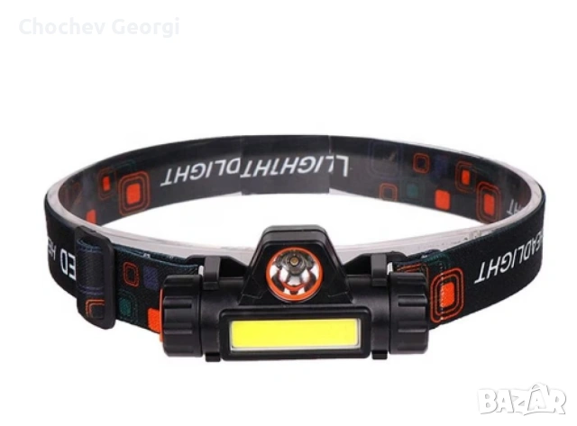 FL 61 Челник с регулируема LED и COB яркост, магнитен клипс и USB зареждане, 100m обхват, 1200mAh, снимка 2 - Къмпинг осветление - 54758127