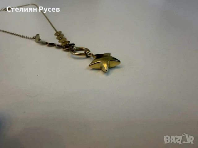 5.64 грама 14к / златен женски дамски ланец колие синджир / злато / GOLD 14 карата   НОВ 85 евро за , снимка 4 - Колиета, медальони, синджири - 54993189
