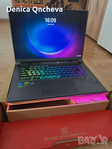 Asus ROG STRIX G16, снимка 4 - Лаптопи за игри - 55379112
