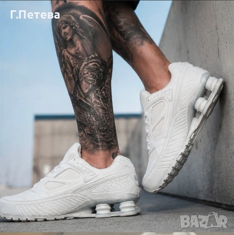 Nike Shox Enigma-Цвят черно и червено , снимка 7 - Маратонки - 54659832