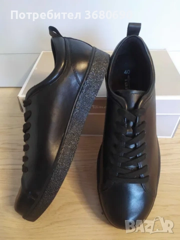 Дамски черни обувки естествена кожа N40, снимка 2 - Дамски ежедневни обувки - 54218739