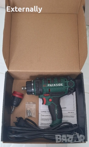 Пробивен винтоверт Parkside PNS 300 A1, снимка 8 - Винтоверти - 54602986