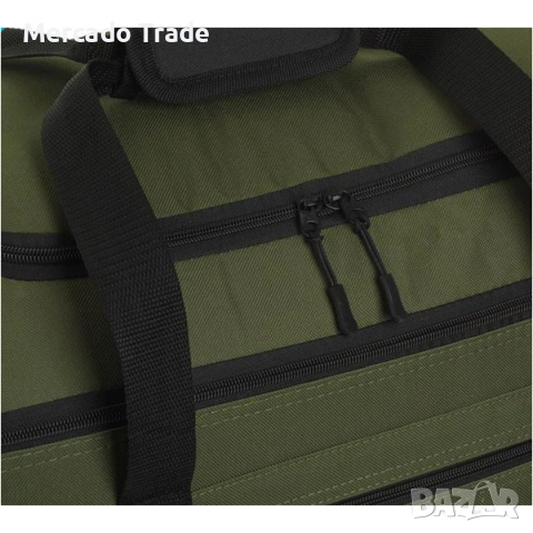 Сак за пътуване Mercado Trade, 55л., Полиестер, Тъмнозелен, снимка 3 - Сакове - 55111871