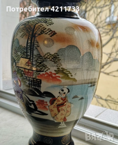 ЛУКС азиятска ваза НОВО, снимка 5 - Вази - 54217976