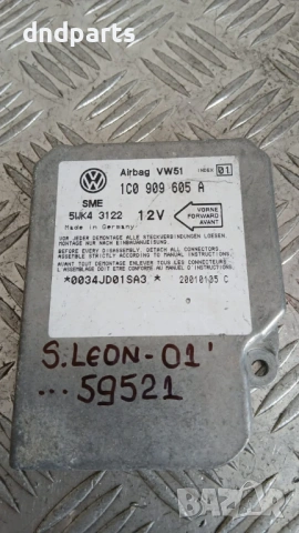 Airbag модул Seat Leon 2001 1C0909605A 5WK43122
