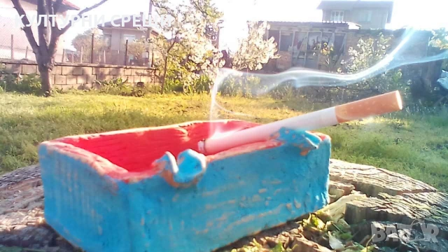 Пепелник за двама и няколко цигари ..., снимка 2 - Декорация за дома - 54264438