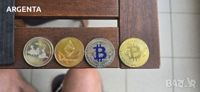 колекционерски монети BTC, Ripple, Etherium, снимка 2 - Нумизматика и бонистика - 55069153
