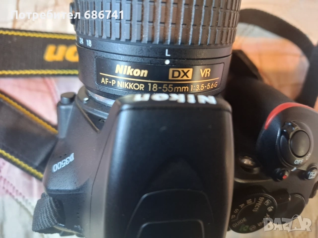 Фотоапарат Nikon  D3500  на 7,3 к., снимка 2 - Фотоапарати - 54787789