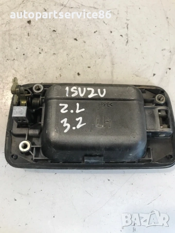 Външна дръжка на задна лява врата, хром, черна за Isuzu Trooper (2003), снимка 2 - Части - 54312667