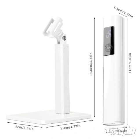 UV LED лампа за нокти тип фенерче за нокти, снимка 4 - Продукти за маникюр - 54069355