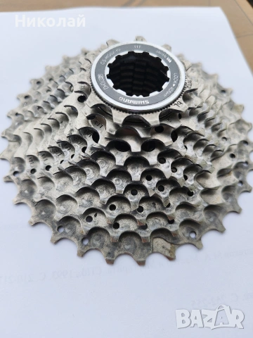 Венец касета Shimano 105 CS-HG62-10s + верига