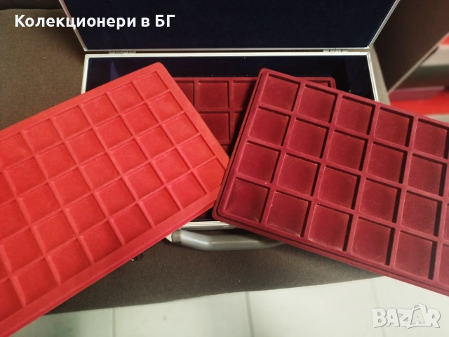 АЛУМИНИЕВ КУФАР CARGO L6 /Leuchtturm/ - ВИЖ ОПИСАНИЕТО , снимка 6 - Нумизматика и бонистика - 54957117