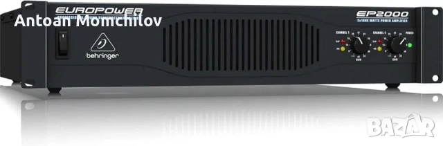 Професионален усилвател Behringer EUROPOWER EP2000, снимка 2 - Ресийвъри, усилватели, смесителни пултове - 54805329