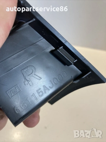 Вентилационен отвор за предна дясна страна за Subaru Outback 2.0D (2010) 66115AJ000, снимка 2 - Части - 54217266
