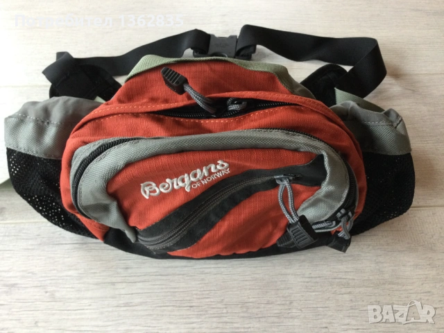 оригинална професионална мъжка чанта чантичка за кръста "банан" BERGANS OF NORWAY от Германия, снимка 4 - Спортна екипировка - 54052749