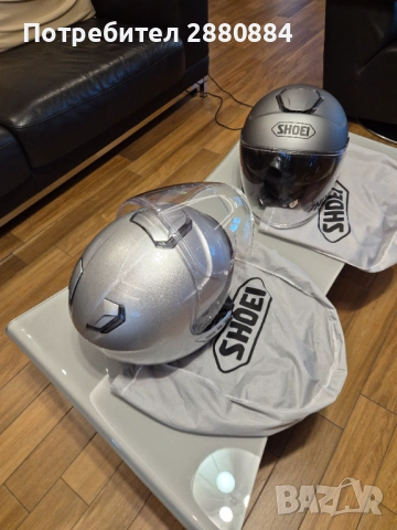 "Open face"  Каска SHOEI J-CRUISE , размер L, 2 броя, снимка 7 - Аксесоари и консумативи - 54092547