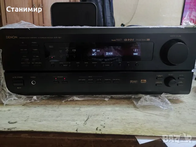 Ресивър за домашно кино Denon AVR-1801 (с дистанционно и инструкция) – Топ състояние!, снимка 3 - Ресийвъри, усилватели, смесителни пултове - 55661322