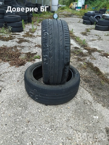 Гуми 245 45 19 Бриджистоун Bridgestone 2 броя - нов внос. Не са нови! , снимка 9 - Гуми и джанти - 55159953