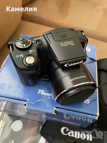 Фотоапарат Canon PowerShot SX500 IS, снимка 6 - Фотоапарати - 55687541