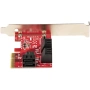 SATA PCIe карта - 6-портова PCIe SATA разширителна карта - 6Gbps, снимка 1