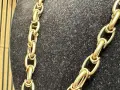 Златен синджир 14K – 45,11гр. / 71см. / Отлично състояние, снимка 3