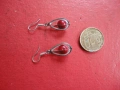 Посребрени обеци обици с камъни 5, снимка 1