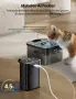 DownyPaws 2.5 L Безжичен котешки фонтан за пиене със сензор за движение, снимка 4