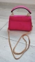 Нова дамска оригинална розова чанта Guess Velina Mini Bag, снимка 16