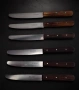 Комплект 6 бр. оригинални швейцарски ножове Victorinox с дървени дръжки, снимка 1