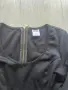 Vero Moda черна еластична рокля с дълъг ръкав XS, снимка 2