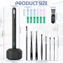 Нов KASURE ушен ендоскоп с HD камера LED WiFi уред за премахване на ушна кал, снимка 2