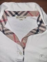 Burberry бяло поло блузка С - оригинал, снимка 4