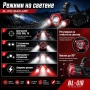 Професионален зареждащ се LED челник фенер за глава планина туризъм лов, снимка 4