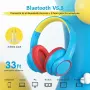 TONOSHARK Детски безжични Bluetooth слушалки с микрофон и калъф, шумопотискащи, снимка 6