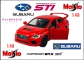Subaru WRX STI 2017 Maisto - Мащаб 1:40, снимка 1