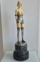 Бруно Зах 1891–1935 Камшикът за езда пластика АРТ ДЕКО Wien, снимка 1