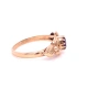 Златен дамски пръстен с аметист 0,58Ct. 3,36гр. размер:57 14кр. проба:585 модел:39497-1, снимка 2